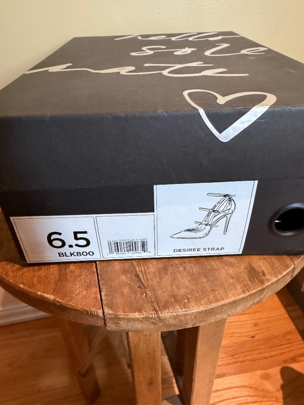 Banana Republic DESIREE black patent strappy